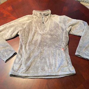 The North Face half-zip pullover.